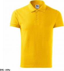 MALFINI Cotton Heavy 215 - ADLER - Koszulka polo męska, 220 g/m, 100% bawełna, - żółty S. Żółte koszulki polo męskie Malfini, m, bez wzorów, z bawełny, bez ramiączek. Za 43.55 zł.