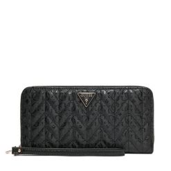 Portfel Guess. Czarne portfele damskie Guess, z aplikacjami. Za 294.99 zł.