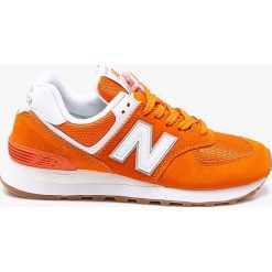 New Balance - Buty WL574ESU. Szare obuwie sportowe damskie New Balance, z materiału. W wyprzedaży za 279.90 zł.