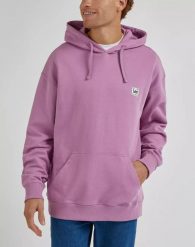 LEE CORE LOOSE HOODIE MĘSKA BLUZA KAPTUR LOGO PANSY L84WFX63 112330670. Bluzy męskie Lee, l, bez wzorów, z kapturem. Za 209.99 zł.