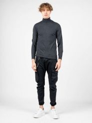 Xagon Man Sweter "Basic" | A22081 & ELV18 | Mężczyzna | Szary. Szare swetry przez głowę męskie Xagon, m, bez wzorów, z dzianiny, bez kołnierzyka. W wyprzedaży za 189.00 zł.