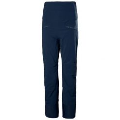 Spodnie narciarskie dla kobiet Helly Hansen Alphelia Hi Waist. Niebieskie spodnie materiałowe damskie Helly Hansen, bez wzorów, narciarskie. Za 1,338.00 zł.