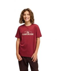 Koszulka z krótkim rękawem dla Chłopcy EV VISTA LOGO Czerwony. Czerwone t-shirty dla chłopców Quiksilver, bez wzorów, z bawełny, bez ramiączek. Za 74.99 zł.
