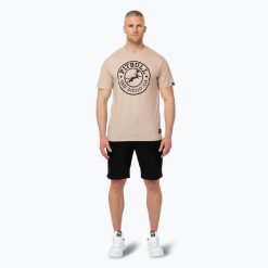 Koszulka męska Pitbull San Diego CA. Brązowe koszulki sportowe męskie PITBULL, l, bez wzorów, z tkaniny, bez kołnierzyka, bez ramiączek, na fitness i siłownię. Za 69.99 zł.