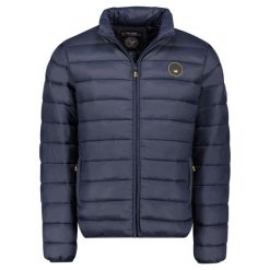 Króka kurtka wodoodporna pikowana Geographical Norway Amigomap. Niebieskie kurtki męskie Geographical Norway, m, bez wzorów, bez kaptura. W wyprzedaży za 221.00 zł.