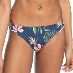 Dół od stroju kąpielowego ROXY Into The Sun. Brązowe bikini damskie Roxy, s, bez wzorów. Za 79.99 zł.