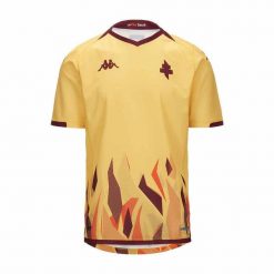 Outdoor jersey FC Metz 2023/24. Czerwone koszulki sportowe męskie Kappa, bez wzorów, z jersey, bez kołnierzyka, bez ramiączek, outdoorowe. W wyprzedaży za 321.00 zł.