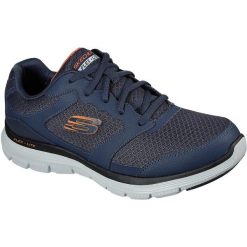 Buty sportowe męskie Skechers Flex Advantage 4.0. Brązowe buty sportowe męskie Skechers, bez zapięcia. Za 390.00 zł.