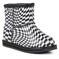 Śniegowce EMU Australia. Czarne buty zimowe dziewczęce Emu Australia, bez zapięcia. Za 499.99 zł.