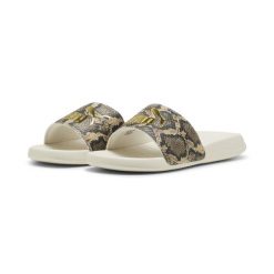 Damskie klapki Popcat 20 Snake Chic PUMA Alpine Snow Gold White. Białe skarpety damskie Puma, bez wzorów. Za 119.00 zł.