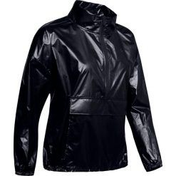 Kurtka damska Under Armour METALLIC WOVEN PO ANORAK XS. Czarne kurtki damskie Under Armour, xs, bez wzorów, bez kaptura. Za 89.99 zł.