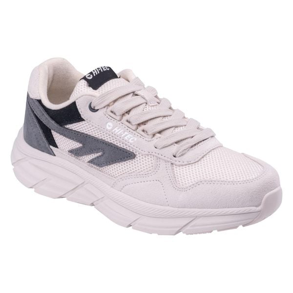 Niskie Trampki Damskie Nilson. Brązowe obuwie sportowe damskie Hi-tec, bez wzorów, z gumy, klasyczne, bez zapięcia. Za 353.99 zł.