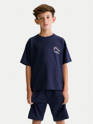 Mayoral Komplet t-shirt i spodenki 6689 Granatowy Regular Fit. Niebieskie szorty dla chłopców Mayoral, bez wzorów, z bawełny. Za 139.99 zł.