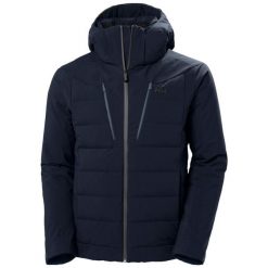 Kurtka narciarska Helly Hansen Rivardige infinity. Niebieskie kurtki damskie Helly Hansen, na zimę, bez wzorów, bez kaptura, narciarskie. W wyprzedaży za 2,558.00 zł.
