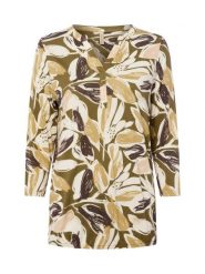 Soyaconcept® koszulka z długim rękawem - Felicity Kobiety Bawełna beżowy|zielony, L. Brązowe t-shirty damskie l, bez wzorów, z bawełny, klasyczne, bez kołnierzyka. Za 89.95 zł.
