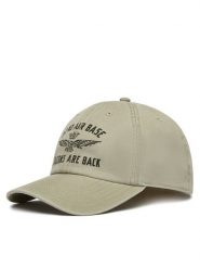 Aeronautica Militare Czapka z daszkiem 261HA1252UCT02476 Zielony jasny. Zielone rękawiczki męskie Aeronautica Militare, bez wzorów, z bawełny. Za 219.99 zł.