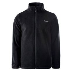 Polar męski Hi-Tec Ferns - czarny, Rozmiar M. Czarne bluzy męskie Hi-tec, m, bez wzorów, z materiału, bez kaptura. W wyprzedaży za 169.99 zł.