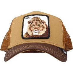 Czapka The King Lion - 101-0388-WSK. Brązowe czapki i kapelusze męskie Goorin Bros, bez wzorów, z materiału. Za 206.70 zł.