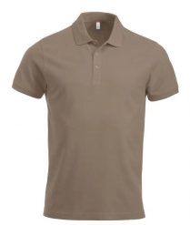 Clique Classic Lincoln S/S koszulka polo męska — nowoczesny krój, 100% bawełna. Brązowe koszulki polo męskie CLIQUE, m, bez wzorów, z bawełny, klasyczne, bez ramiączek. Za 121.19 zł.