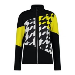 Bluza damska turystyczna CMP 33E0376. Czarne bluzy sportowe damskie CMP, l, bez wzorów, bez kaptura, trekkingowe. W wyprzedaży za 398.99 zł.