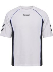 Koszulka Hummel Blaze26 Athleisure. Białe koszulki sportowe damskie Hummel, xl, bez wzorów, z bawełny, sportowe, bez kołnierzyka. Za 228.50 zł.