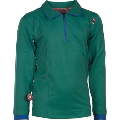 Koszulka polo "I'm His Girl" w kolorze niebiesko-zielonym. Zielone bluzki dla dziewczynek 4FunkyFlavours Kids, polo. W wyprzedaży za 92.95 zł.
