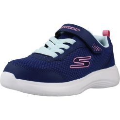Buty SKECHERS SELECTORS Niebieski. Niebieskie obuwie sportowe damskie Skechers, bez wzorów, z syntetyku, na fitness i siłownię. Za 154.99 zł.