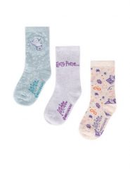 Harry Potter Skarpety długie ACCCS-AW24-225WBHP (3-pack) Różowy. Czerwone bielizna dla dziewczynek harry potter, bez wzorów, z bawełny. Za 29.99 zł.