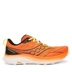 Buty do biegania Saucony. Brązowe buty sportowe męskie Saucony, bez zapięcia, do biegania. Za 699.99 zł.