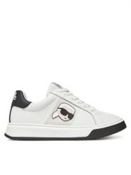 Karl Lagerfeld Kids Sneakersy Z30380 M Biały. Białe buty sportowe chłopięce Karl Lagerfeld Kids, bez wzorów, ze skóry, bez zapięcia. Za 399.99 zł.