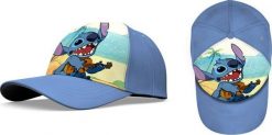 Kids Euroswan Czapka z daszkiem poliester 100% 52/54cm 2 wzory Stitch D07151MC Kids Euroswan mix cena za 1 szt. Czapki dla dzieci Kids Euroswan, bez wzorów, z poliesteru. Za 23.37 zł.