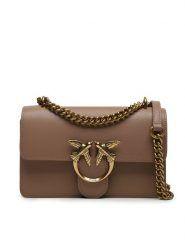 PINKO Torebka Love One Mini Dc AI 23-24 PCPL 100074 A0F1 Beżowy. Brązowe torebki do ręki damskie Pinko, bez wzorów, ze skóry, wizytowe, bez dodatków. Za 1,239.00 zł.