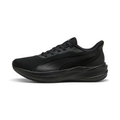 Buty do biegania Puma Dasher Lite. Czarne obuwie sportowe damskie Puma, bez wzorów, z materiału, do biegania. Za 390.00 zł.