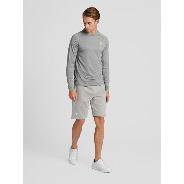 Dżersej z długim rękawem Hummel GG - 12. Szare koszulki sportowe męskie Hummel, xl, bez wzorów, z dżerseju, bez kołnierzyka, bez ramiączek, do piłki ręcznej. Za 148.00 zł.