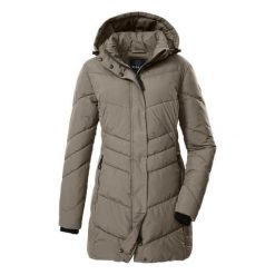 Parka dla kobiet Killtec GW 60. Brązowe parki damskie KILLTEC, na zimę, bez wzorów, bez kaptura. Za 724.00 zł.