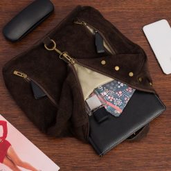 Plecak Damski Skórzany Zamszowy duży włoski A4 torebka skórzana rozkładana ciemny brąz W14. Żółte plecaki damskie bez wzorów, z zamszu, biznesowe. Za 214.90 zł.