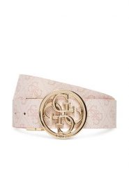 Guess Pasek Damski BW9166 P4235 Różowy. Czerwone paski damskie Guess, z aplikacjami, ze skóry. Za 159.99 zł.