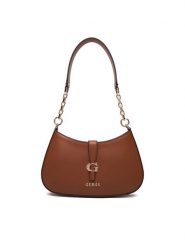 Guess Torebka Carrie HWVG98 96180 Brązowy. Brązowe torebki do ręki damskie Guess, z aplikacjami, ze skóry, bez dodatków. Za 549.99 zł.