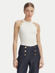 Marciano Guess Sweter G6GR10 Z0625 Biały Regular Fit. Białe swetry damskie Marciano Guess, l, z aplikacjami, z syntetyku, bez kołnierzyka, bez ramiączek, bez kaptura. Za 519.99 zł.