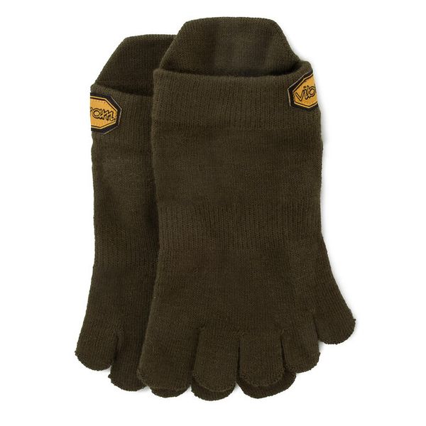 Skarpety krótkie Vibram Fivefingers. Zielone skarpety damskie Vibram Fivefingers, bez wzorów. Za 49.99 zł.