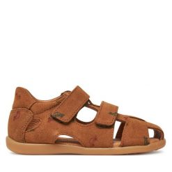 Sandały Froddo. Brązowe sandały chłopięce Froddo, bez zapięcia. Za 209.99 zł.