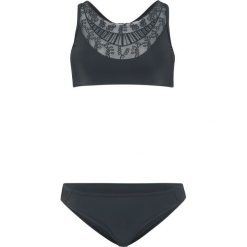Bikini (2 części) bonprix czarny. Czarne bikini damskie bonprix. Za 59.99 zł.