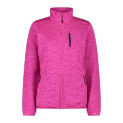 Damska bluza zapinana na zamek CMP. Czerwone bluzy damskie CMP, bez wzorów, bez kaptura. Za 215.50 zł.