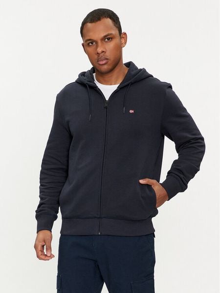 Napapijri Bluza Balis NP0A4HHV Granatowy Regular Fit. Niebieskie bluzy męskie Napapijri, l, bez wzorów, z bawełny, bez kaptura. Za 309.99 zł.