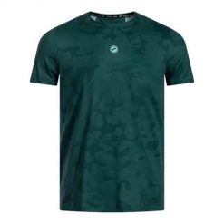 Koszulka treningowa męska Joma 104497346. Zielone koszulki sportowe męskie Joma, m, bez wzorów, bez kołnierzyka, bez ramiączek. Za 187.00 zł.