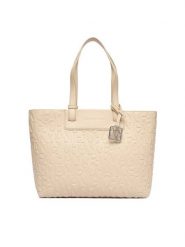 Armani Exchange Torebka XW001481 AF15774 U1092 Beżowy. Brązowe torebki do ręki damskie Armani Exchange, bez wzorów, ze skóry, bez dodatków. Za 569.99 zł.