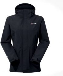 Berghaus Kurtka damska z membraną Berghaus Hillwalker InterActive Shell rozmiar M, czarna. Czarne kurtki damskie Berghaus, m, bez wzorów, bez kaptura. Za 314.96 zł.