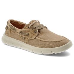 Półbuty męskie Jeep, materiałowe wsuwane na platformie wsuwane, beżowe, JM51000A-025. Brązowe półbuty na co dzień męskie Jeep, na lato, z jeansu, eleganckie, bez zapięcia. Za 280.99 zł.