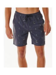 Spodenki surfingowe męskie Rip Curl Hula Breach Volley Czarny. Czarne kąpielówki męskie Rip Curl, l, bez wzorów, z materiału, żeglarskie. Za 180.05 zł.