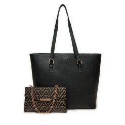 Torebka Aldo. Czarne torebki do ręki damskie Aldo, bez wzorów, klasyczne, bez dodatków. Za 289.99 zł.